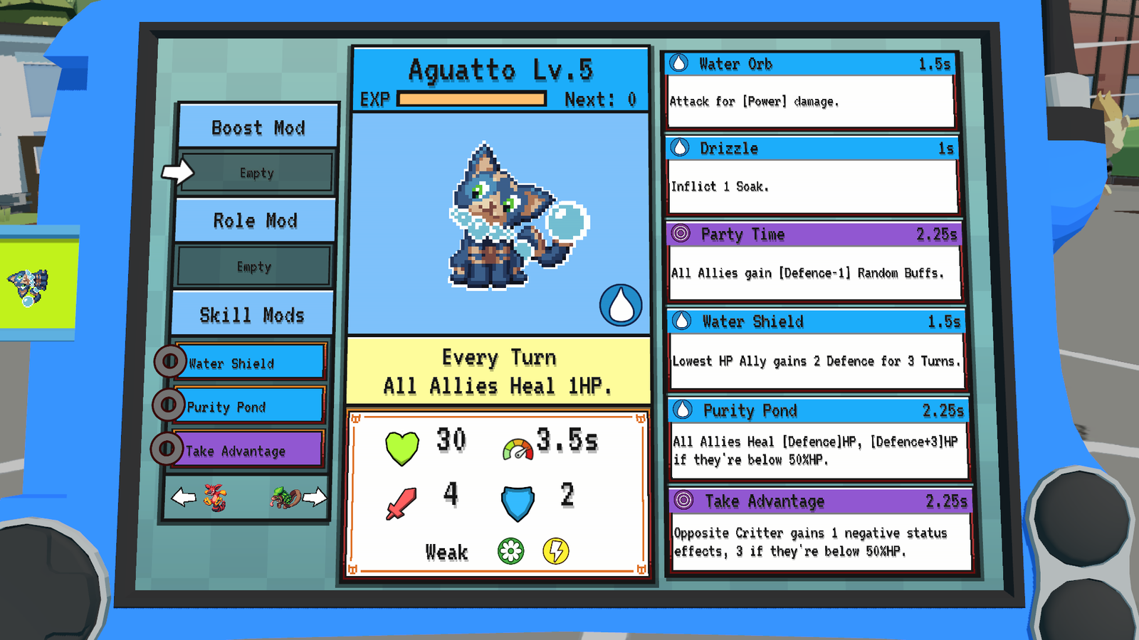 Critterupters CriTer Stats