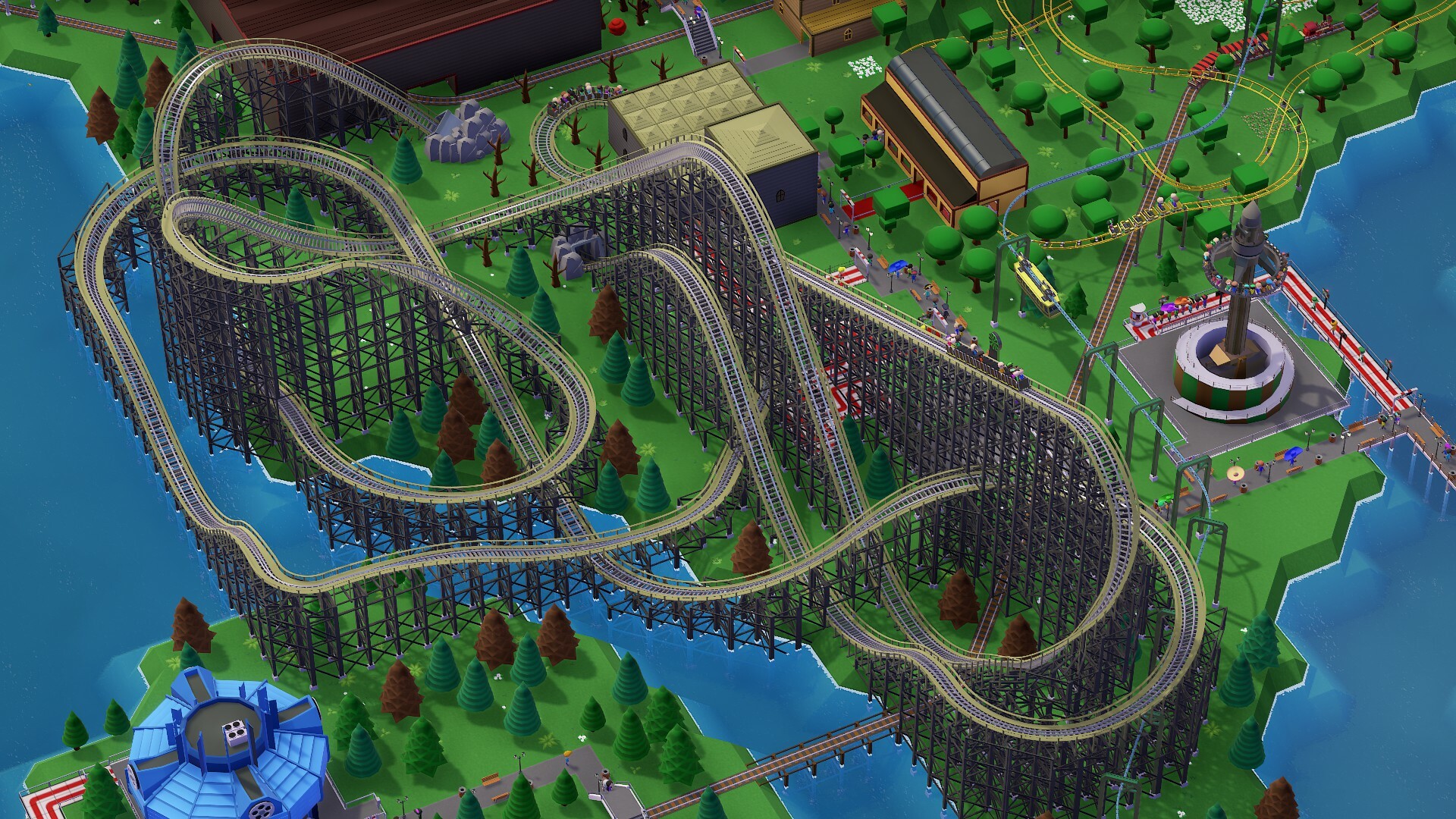 parkitect rollercoaster