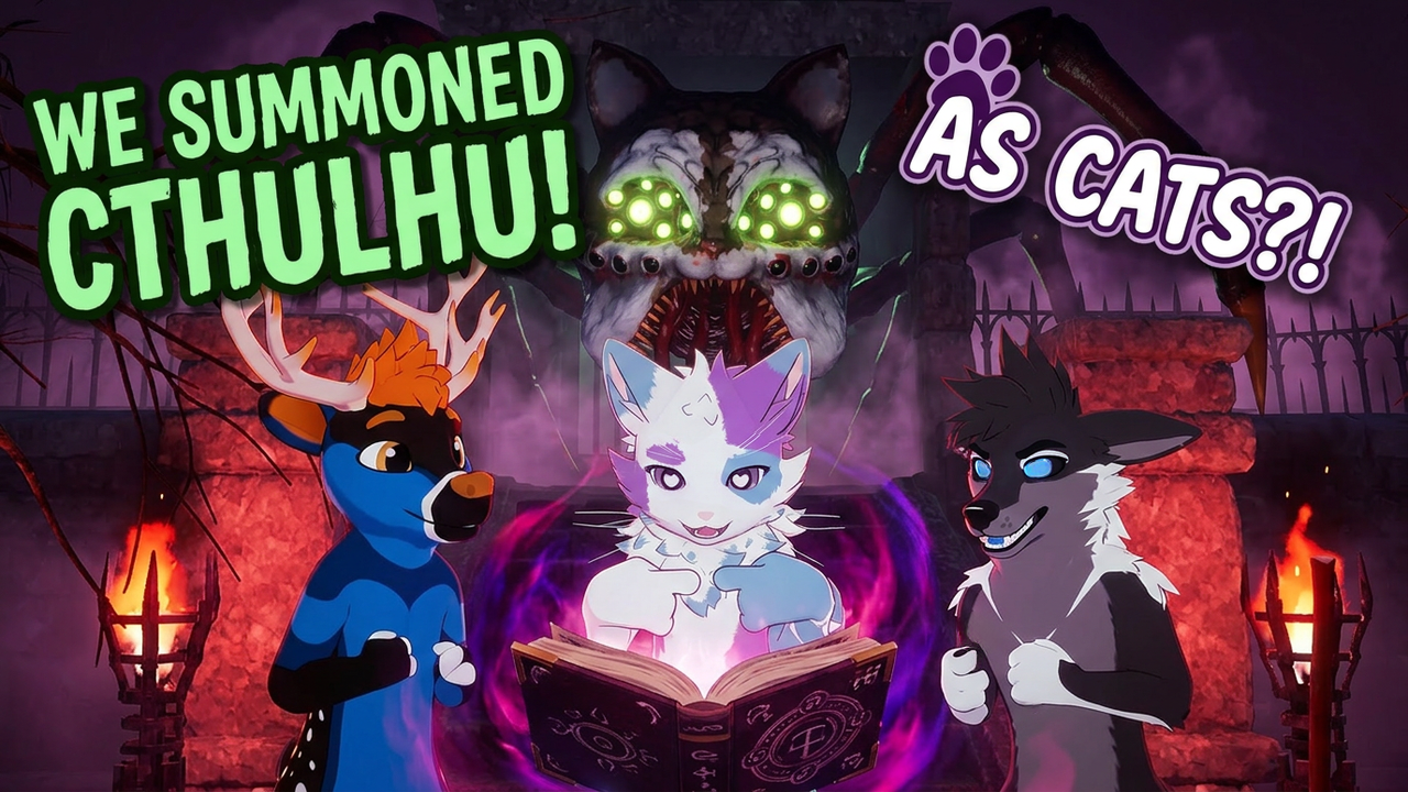 Brand New Asymmetrical Cat Horror Game! - Streamed by DaxelTheDeer