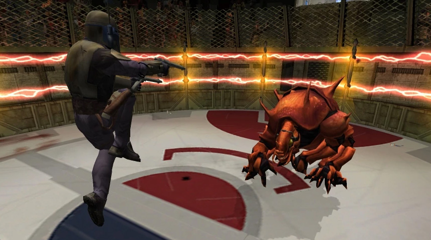 Borhek fight in Star Wars: Bounty Hunter (2002)